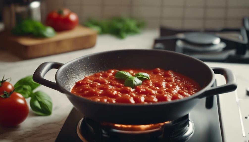 delicious homemade marinara sauce