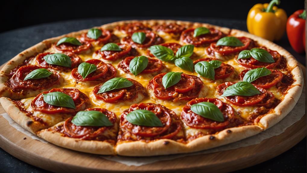 delicious pizza with rhodes