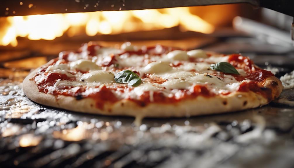 wood fired pizza oven cooking